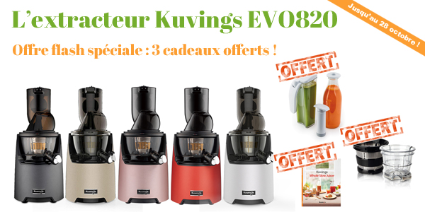 L'extracteur de jus Kuvings EVO 820, un Best-seller ! - Le Blog de Nature  et Vitalité